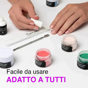 Kit completo da 4 Smalti in polvere Torrid Nails